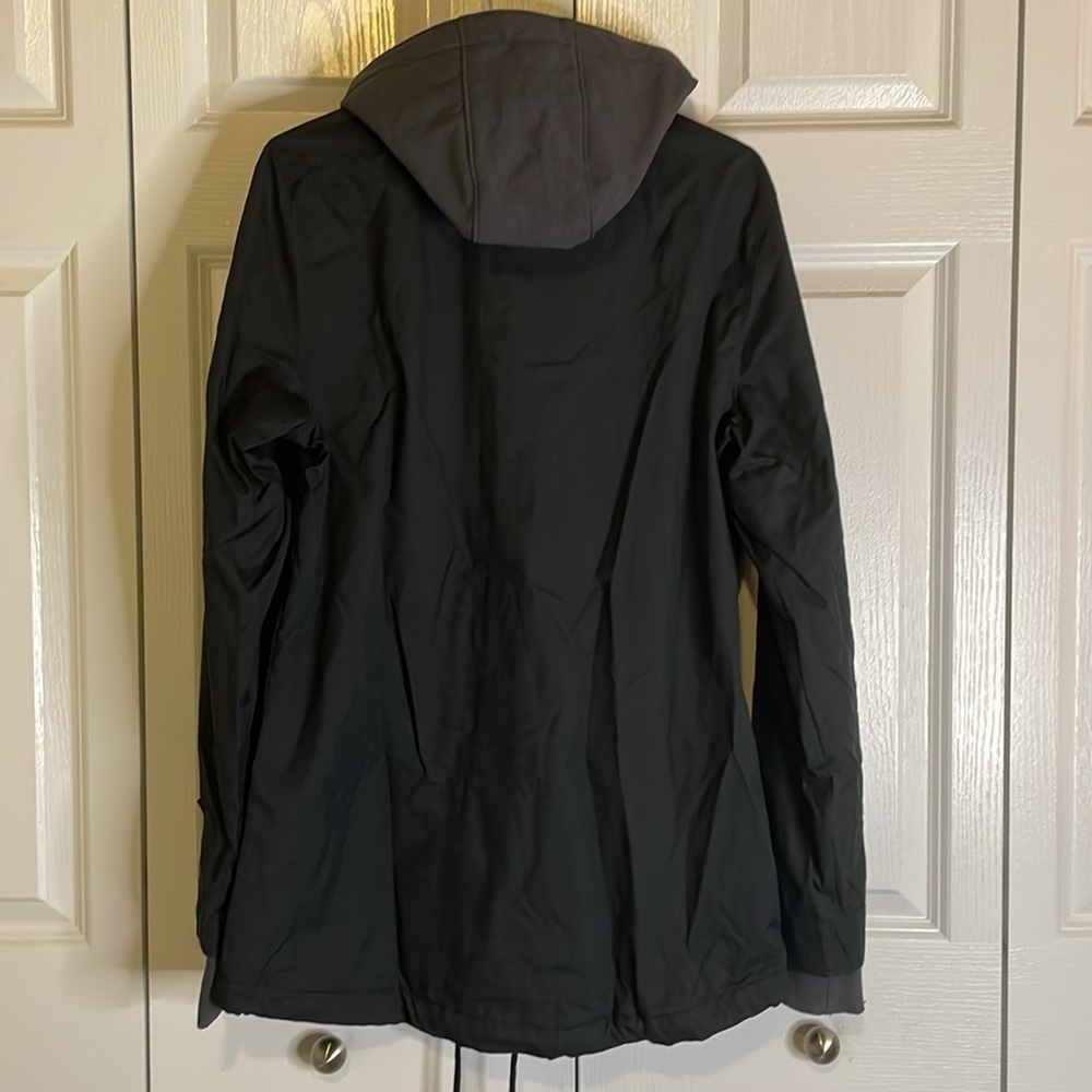 EMPYRE Hooded Winter Jacket with Embroidered Rose, Women’s M, Black - Picture 2 of 8